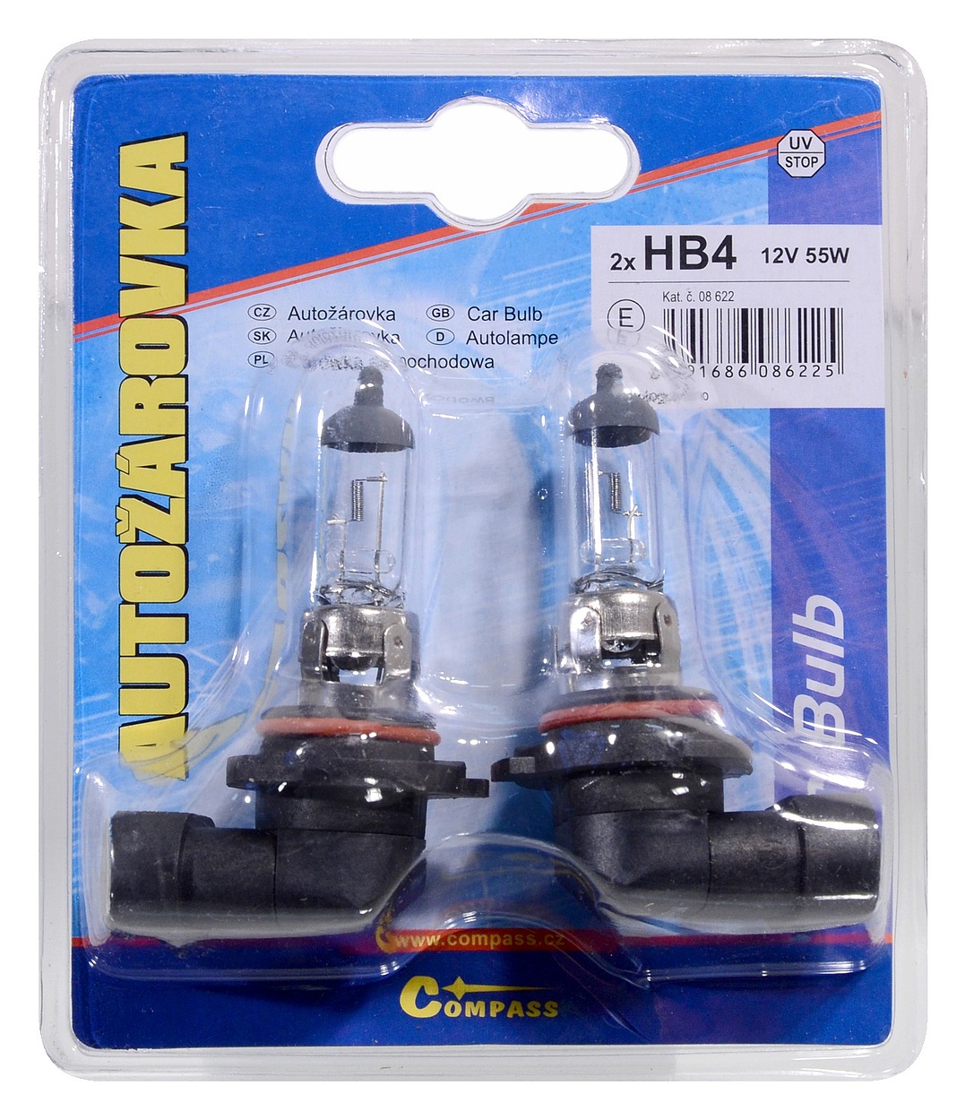 Žárovka 12V HB4 51W P22d blister 2ks