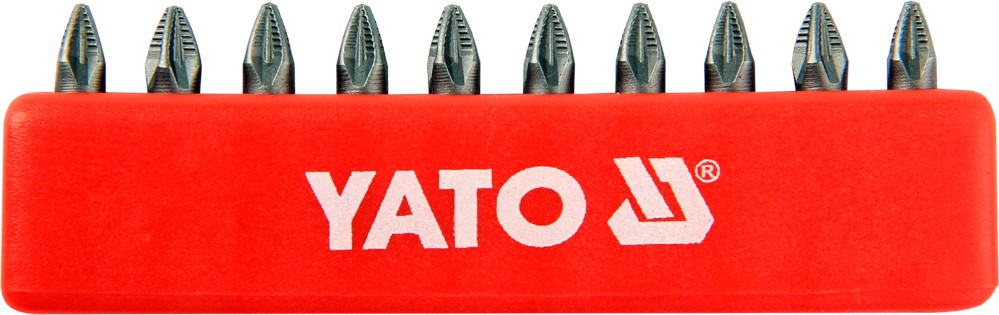 Bit křížový 1/4" PZ1 x 25 mm NON-SLIP 10 ks
