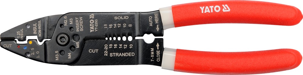 Kleště odizolovací 215mm HRC 50-53 průměr 1,00-2,5 mm