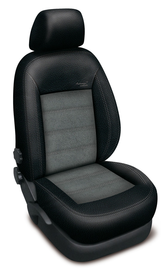 Autopotahy TOYOTA PRIUS II, od r. 2004-2009, AUTHENTIC VELVET černošedé