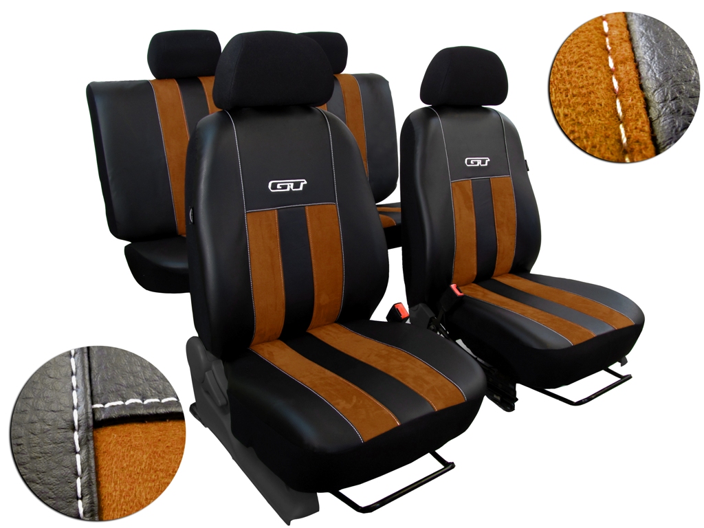 Autopotahy VW TIGUAN II COMFORTLINE, ALLSPACE, od r. v. 2016, GT hnědé