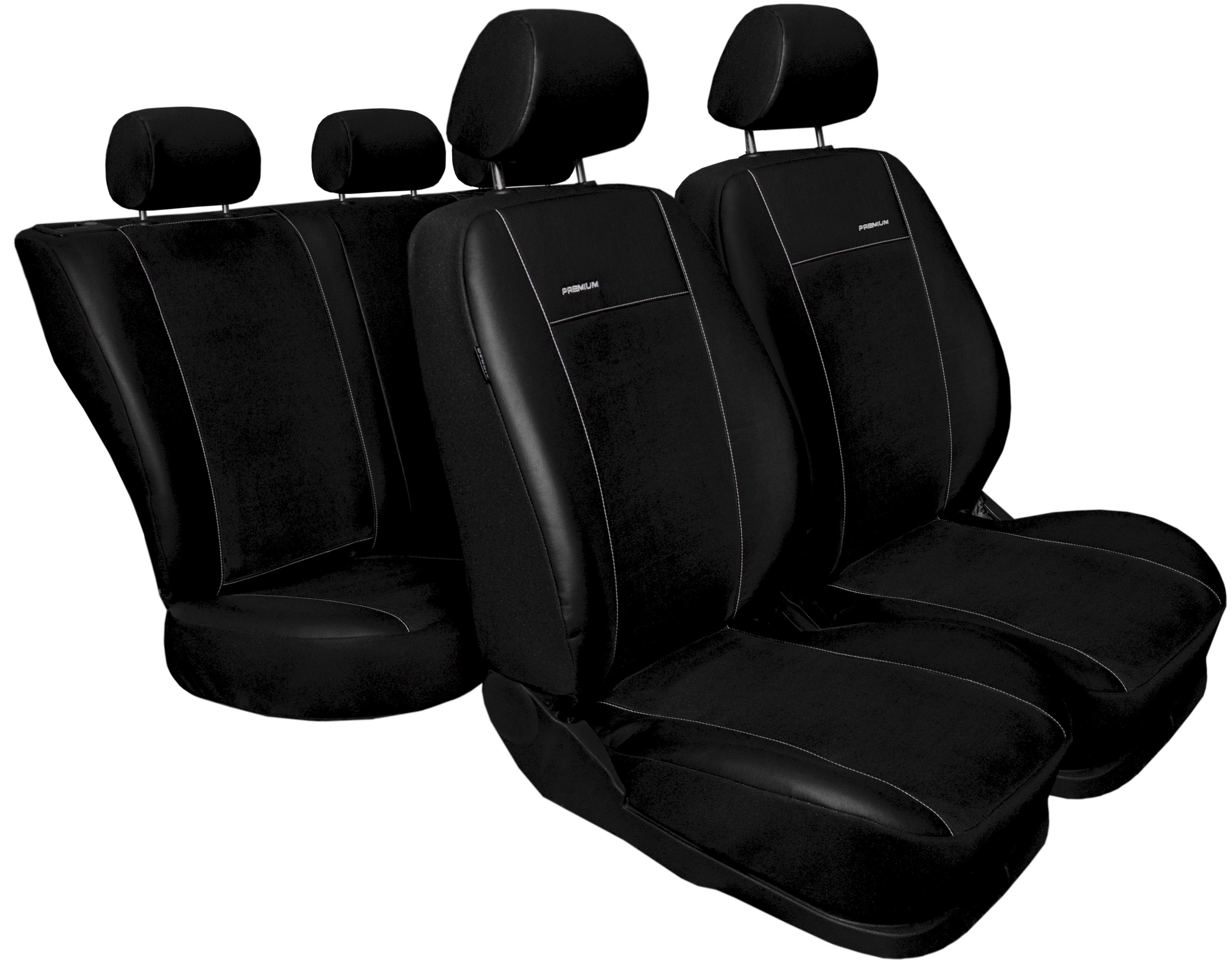 Autopotahy Toyota Corolla XI, sedan, od r.2013-2019, Eco kůže + alcantara černé
