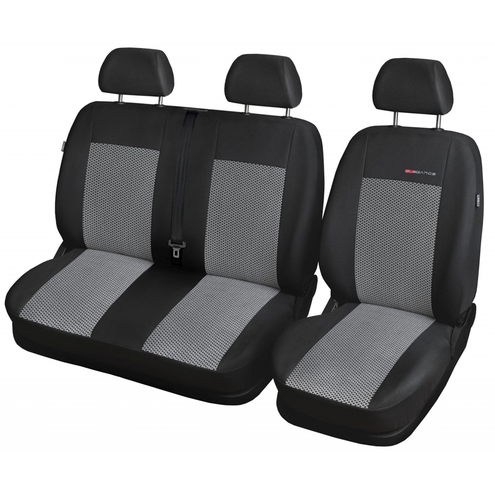 Autopotahy OPEL VIVARO III (C), 3 místa, od r. 2019, šedo černé