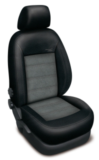 Autopotahy TOYOTA PRIUS II, od r. 2004-2009, AUTHENTIC VELVET černošedé